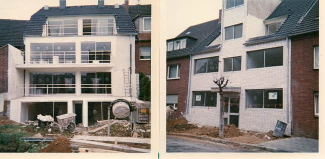 Mein erstes Mehrfamilienhaus in Neuss - Holzheim, Mittelstr. - gebaut 1970/71